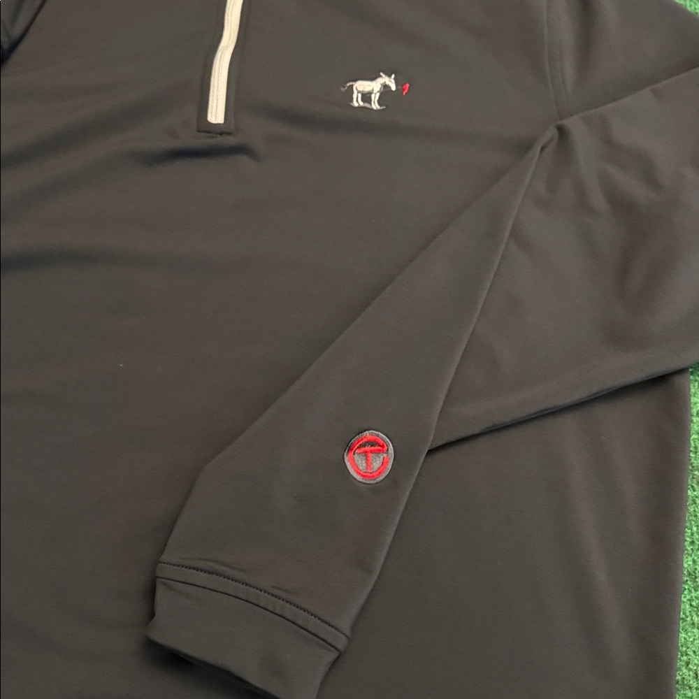 MINT Scotty Cameron Peter Millar Q-Zip Pullover (Black / Size Large) - Picture 4 of 7